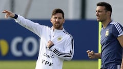 Scaloni: "Messi es el que más quiere ganar"