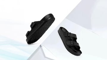 Chanclas 'barefoot' para hombre.