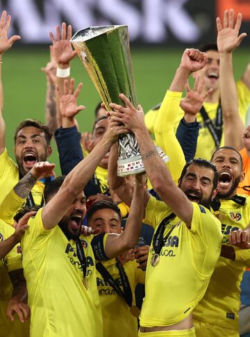 El Villarreal campeón de la Europa League.