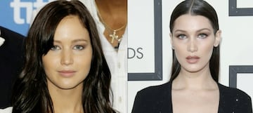 Jenifer Lawrence y Bella Hadid