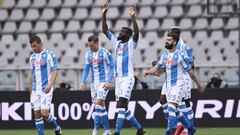 'Chucky' Lozano jugó 30 minutos en el triunfo del Napoli sobre Torino