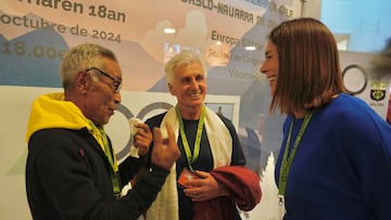 Temba, Zabaleta y Edurne Pasaban/Paulino Oribe