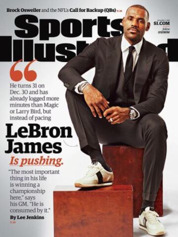 La historia de LeBron James a través de 26 portadas de Sports Illustrated