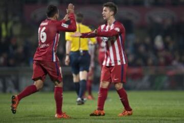 Vietto celebra el 1-1.