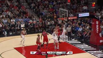 Resumen del Portland Blazers-Chicago Bulls de NBA