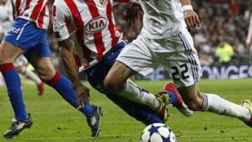 <b>AMARILLA. </b>Di María fue bien amonestado por simular penalti.