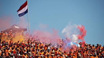 La afición holandesa en Red Bull Ring.