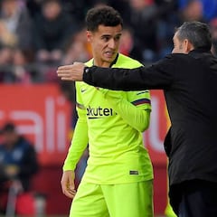 Valverde mima a Coutinho: "Me gusta que se atreva siempre"