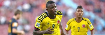 Jhon Córdoba fue uno de los delanteros de Colombia en el Mundial Sub 20 de Turquía.