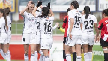 Jugadoras del Madrid CFF.