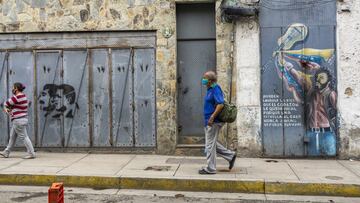 Una calle de Caracas