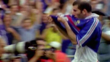 El doblete de Zidane que dio el Mundial a Francia en el 98