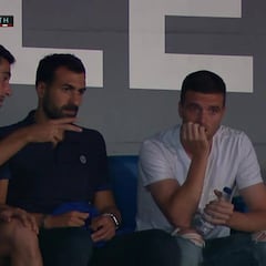 Paso a Balenziaga, con Lekue y Ganea muy alerta