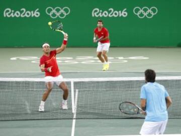 La pareja Nadal-López ganó a la argentina Del Potro-González