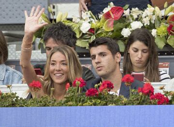 Álvaro Morata y su mujer Alice Campello