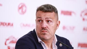 Oscar Garcia Junyent during the presentation of new head coach of the Guadalajara Team as part of the Torneo Clausura 2025 of the Liga BBVA MX, at Akron Stadium, on December 06, 2024, Guadalajara, Jalisco, Mexico