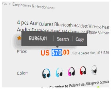 Webs y apps para convertir los precios a euros de cualquier web de compras