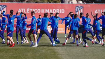 ENTRENAMIENTO ATLETICO DE MADRID 
 GRUPO 
 