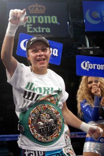 La campeona mundial juvenil es madre de un varón.