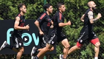 River retomó los entrenamientos y espera por Nacho Fernández