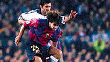 SECANTE DE FIGO. Puyol se hizo grande en el último Barça-Madrid.