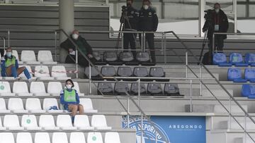 Partido Depor Abanca - Eibar. palco vacio