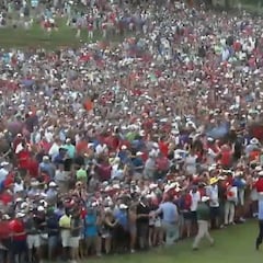 La marabunta que siguió a Tiger en el 18 antes de hacer historia