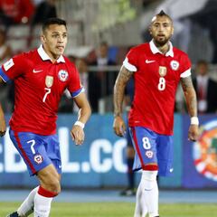 Vidal y Alexis son parte del 11 ideal que no estará en Rusia