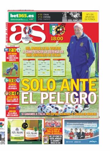 Portadas de la prensa mundial