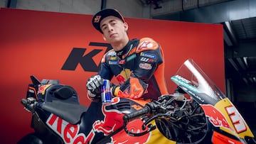 Pedro Acosta, con la nueva KTM para 2026.