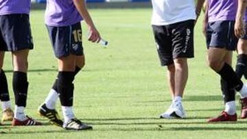 El Málaga sigue con los entrenamientos
