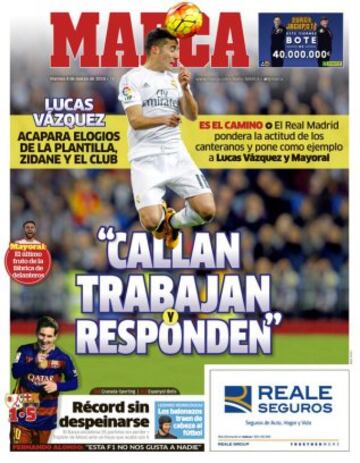 Portadas de la prensa mundial