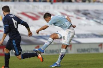 Nolito marcó un golazo. Único gol del Celta.