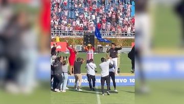 El nuevo 10 del Junior FC fue recibido de la mejor manera en el Metropolitano.