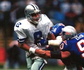 Los Vaqueros no pudieron ni con Troy Aikman en la Ciudad de México, y terminaron sucumbiendo 21-3 ante los Patriotas en 1998