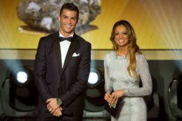 Kate Abdo junto a Cristiano