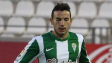 José Manuel Fernández en su anterior etapa en el Córdoba, antes de marcharse al Zaragoza.