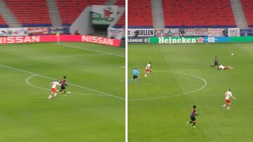 La casa de los horrores: el Leipzig le regala el pase al Liverpool con estos dos errores dramáticos