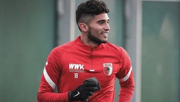 Ricardo Pepi realiz&oacute; su primera sesi&oacute;n de entrenamiento con el Augsburg