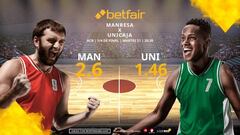 BAXI Manresa vs. Unicaja Baloncesto: horario, TV, estadísticas, cuadro y pronósticos