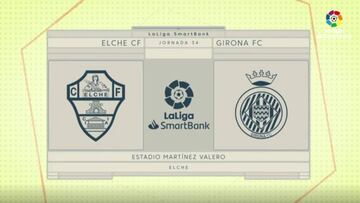 Resumen y goles del Elche vs. Girona de LaLiga SmartBank