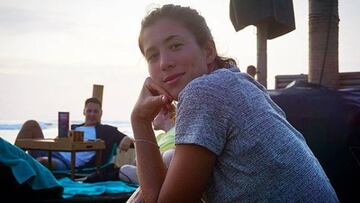 Garbiñe Muguruza posa en una foto subida en su cuenta de Twitter.