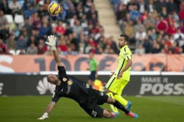 Jornada 11. Almería-Barcelona. 1-2.