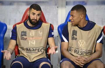 Benzema y Mbappé.