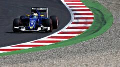 Ericsson con el Sauber en Austria.