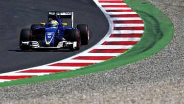 Ericsson con el Sauber en Austria.