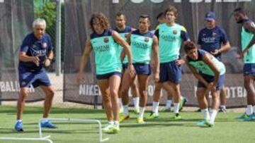 Entrenamiento del Barcelona