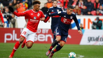 James Rodríguez sería titular con Bayern Múnich, en el partido ante el Mainz 05 por la Bundesliga de Alemania