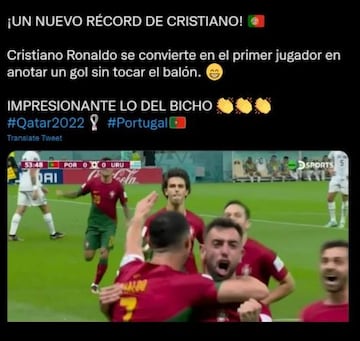 Cristiano Ronaldo, protagonista de los memes de la jornada mundialista