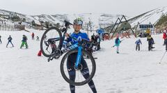 18/03/24 CICLISMO
REPORTAJE CON LA CICLISTA SARA MARTIN DEL MOVISTAR TEAM
SUBIDA DESDE RASCAFRIA AL PUERTO DE COTOS Y VALDESQUI